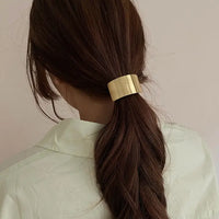 Gold Accent Hair Scrunchie