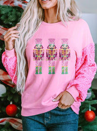 Sequin Nutcracker Sweatshirt