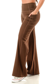 Julianna Brown Flare Yoga Pants