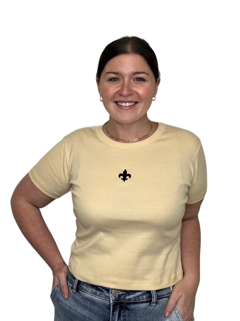 Fleur De Lis Baby Tee