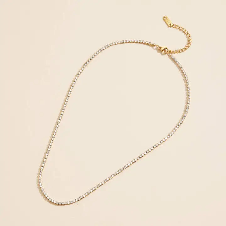 Rachel Rhinestone Necklace