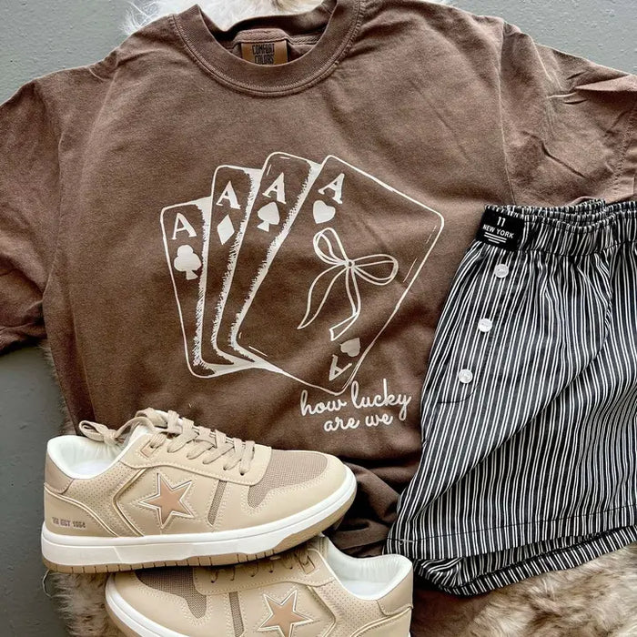 How Lucky Are We Graphic Tee