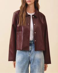 Darcy Faux Leather Jacket