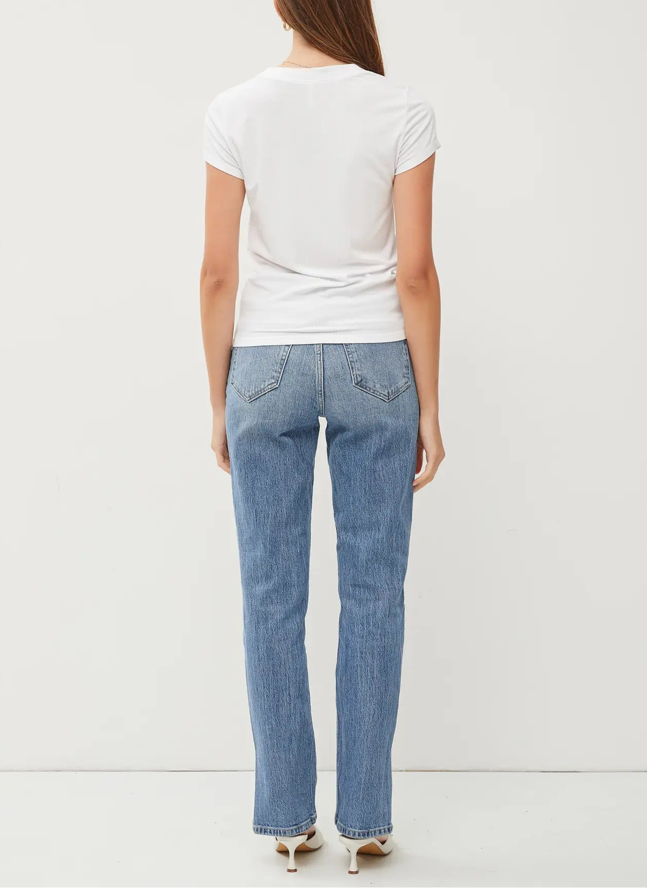 The Everyday Rib Tee Off White