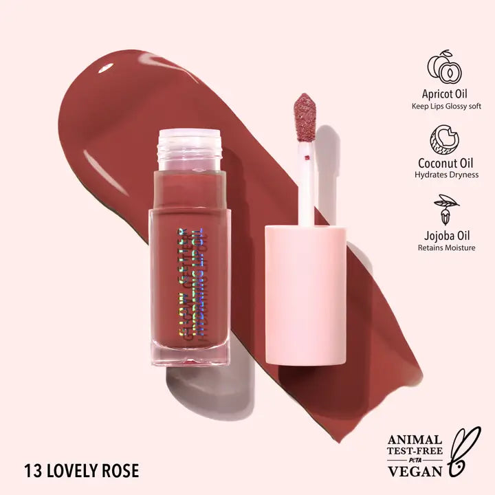 Glow Getter Hydrating Lip Oil Lovely Rose