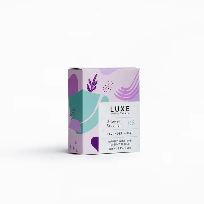 Luxe Lavender + Oat Shower Steamer Fizzy Bomb