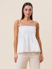 The Harper Pintuck Top