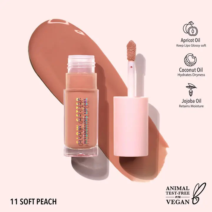 Glow Getter Hydrating Lip Oil Soft Peach