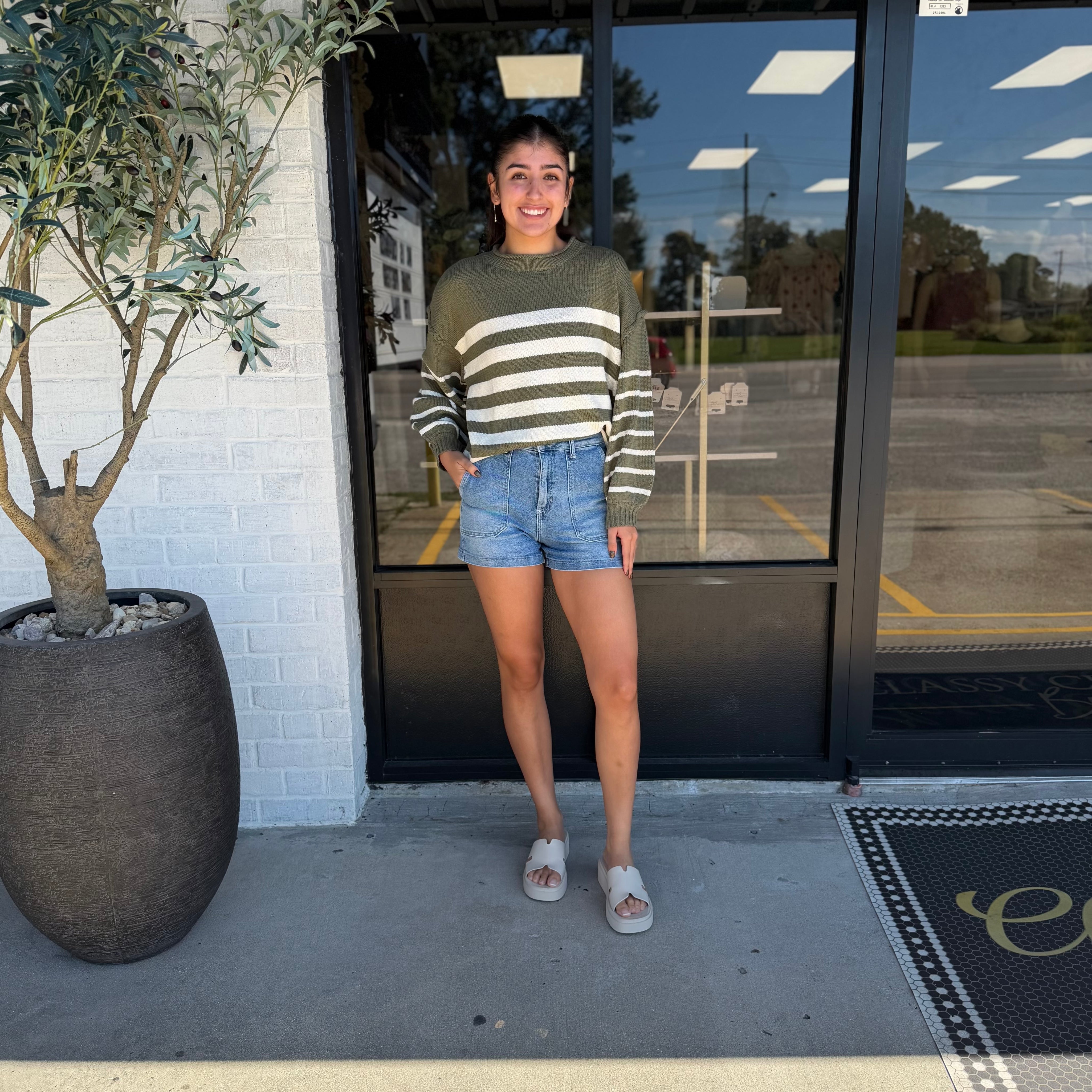 The Willow Stripe Sweater