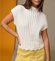 Rory Sweater Top Ivory