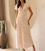 Petals & Promises Midi Dress