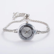 Harper Silver Adjustable Watch Bracelet