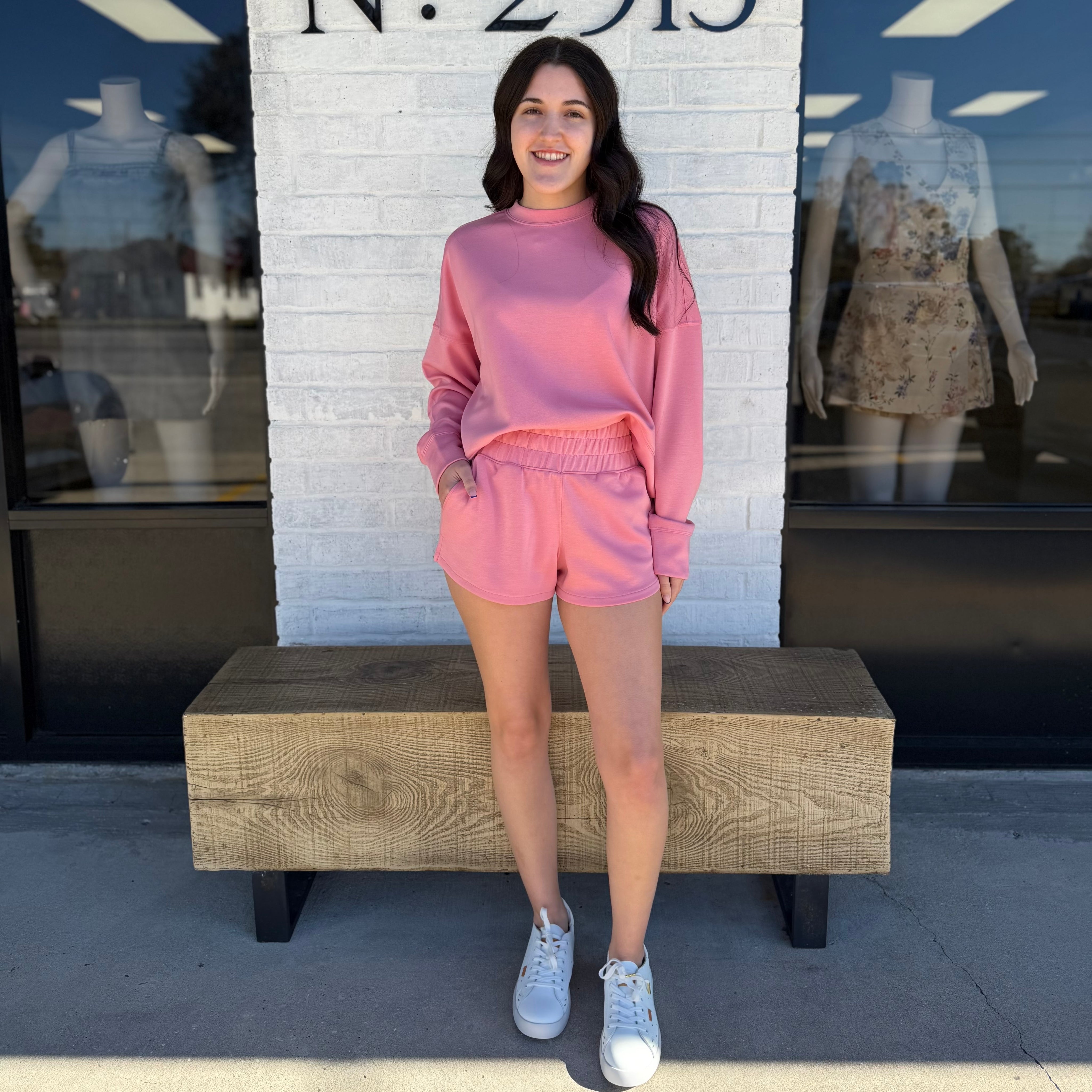 The Refined Lounge Set DK Pink