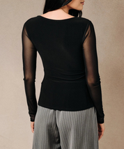 The Sloane Mesh Top