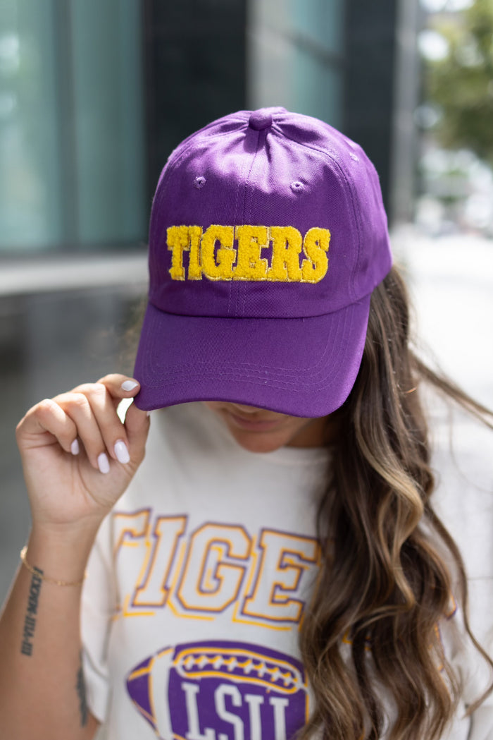 Tigers Purple Baseball Cap