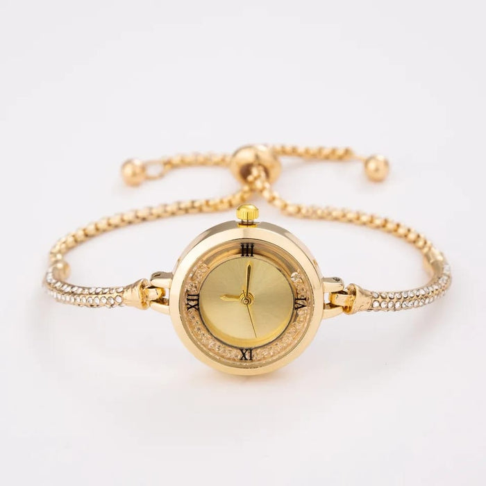 Harper Gold Adjustable Watch Bracelet