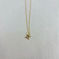 Zodiac Charm 18K Gold Plated Necklace