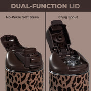 HydroJug 32oz Brown Leopard Ease2o