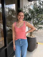 Sweetheart Tank Coral