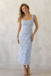 The Powder Blue Lace Dress