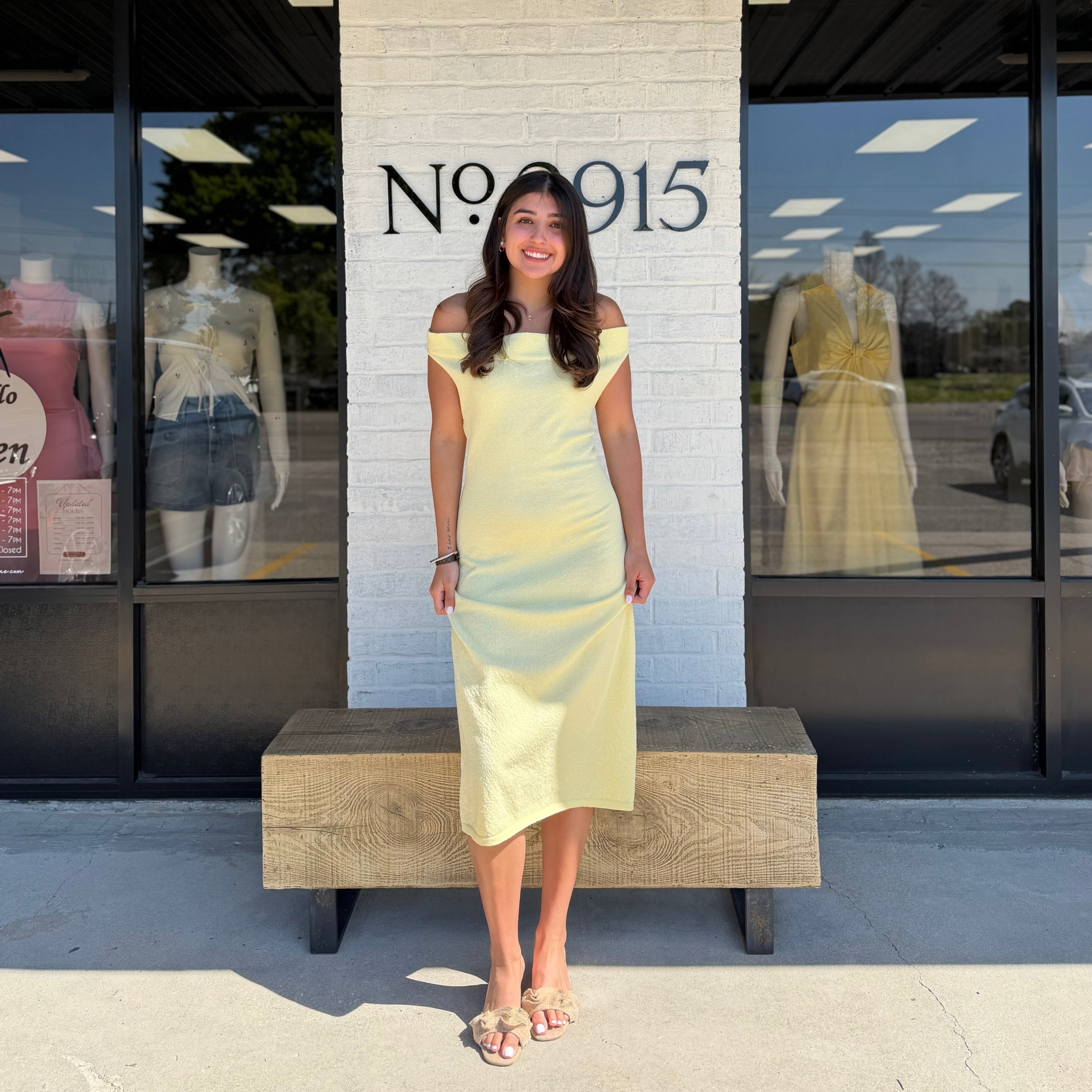 The Golden Hour Knit Dress