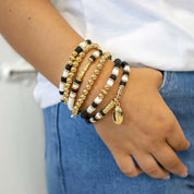 Nola Game Day Beaded Bracelet Stack
