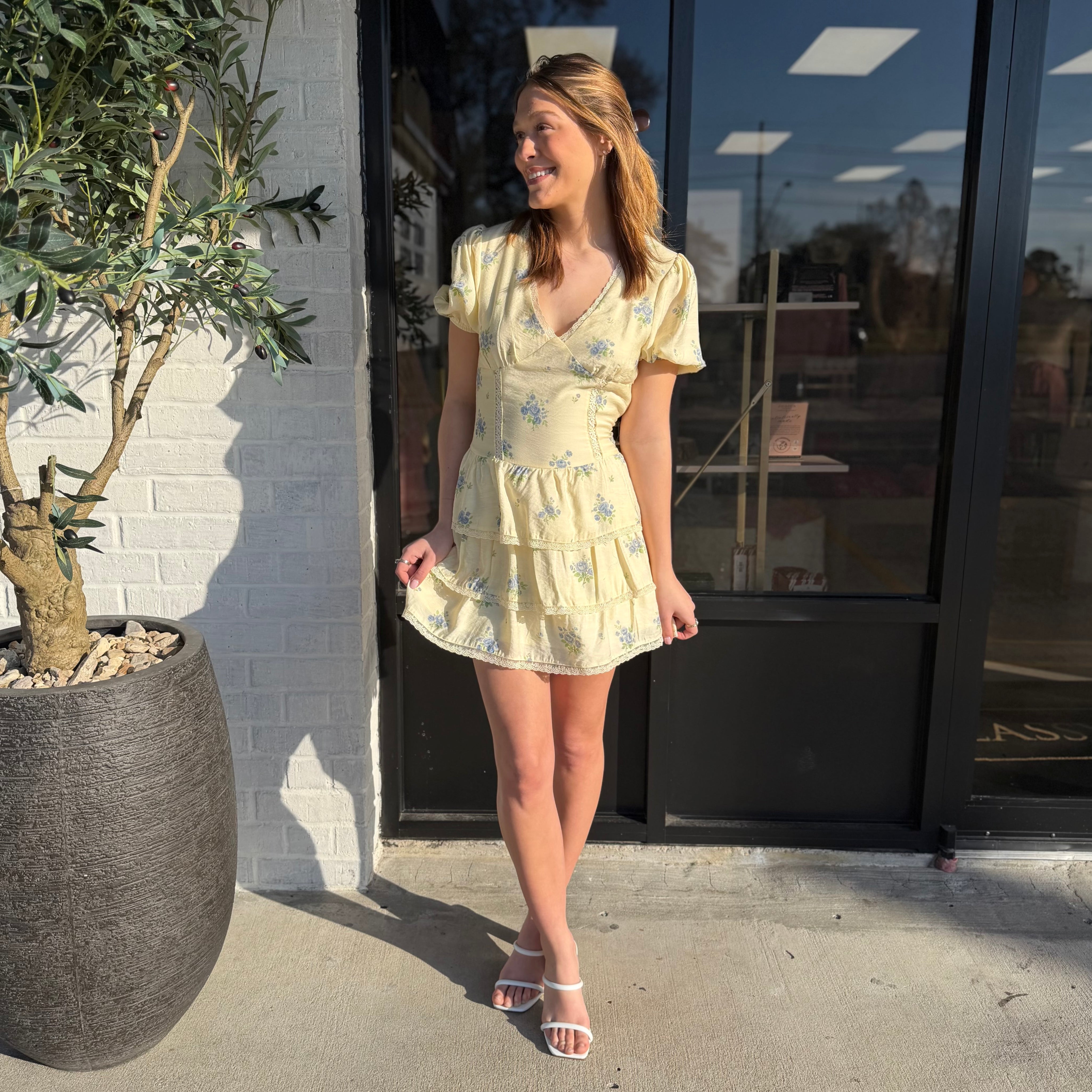 Spring Bloom Mini Dress
