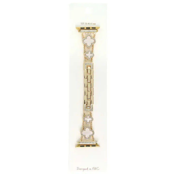 Clover Rhinestone Apple Watch Band