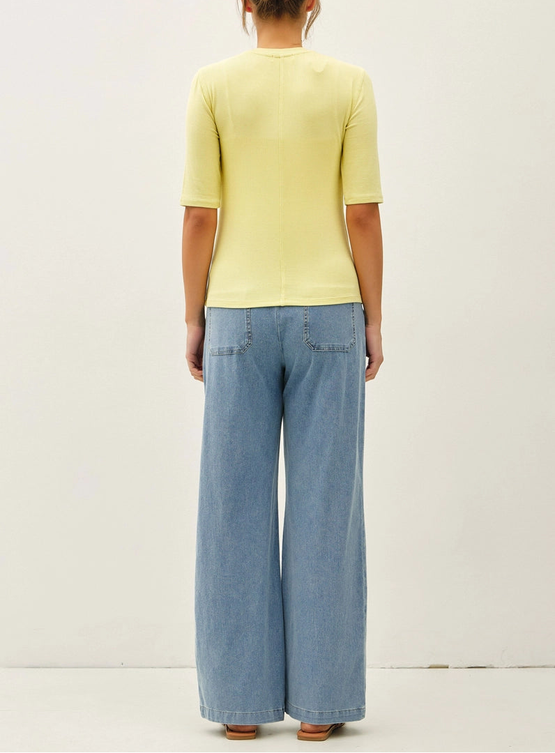 Easy Days Wide Leg Denim Pants