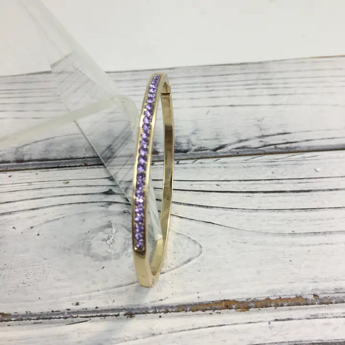 Perri Purple Bangle Bracelet