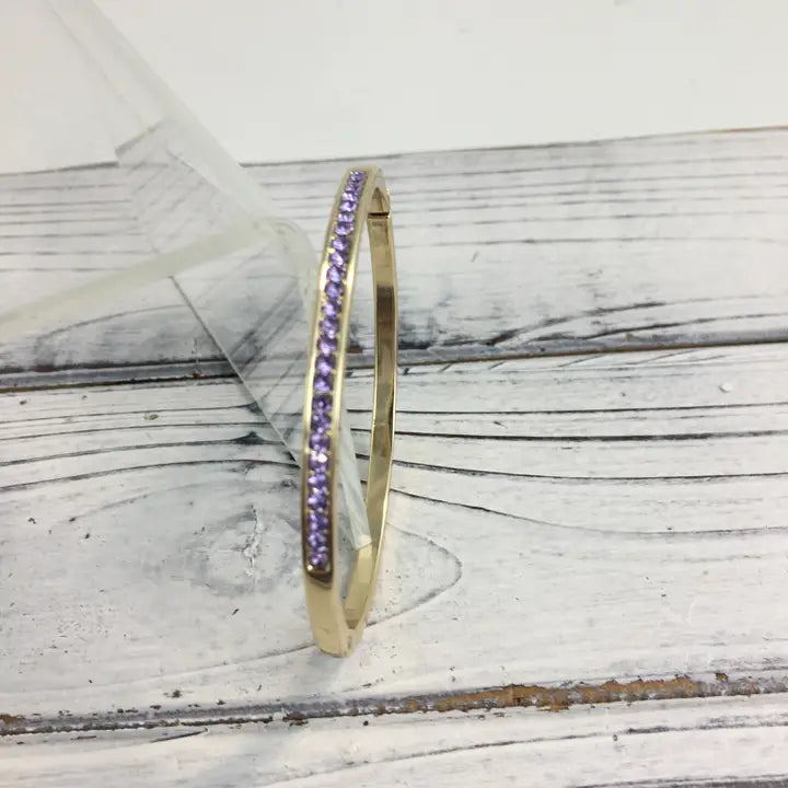 Perri Purple Bangle Bracelet
