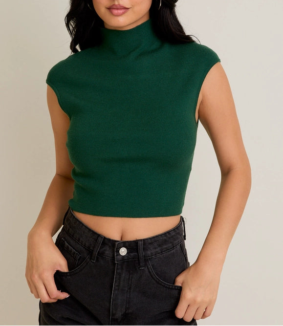 Kaia Green Sweater Top