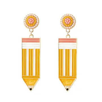 Teacher Pencil Earrings