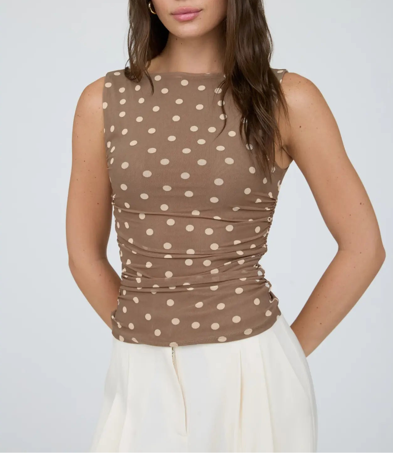 The Dottie Ruched Top
