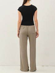 Simply Chic Fitted Tee Black