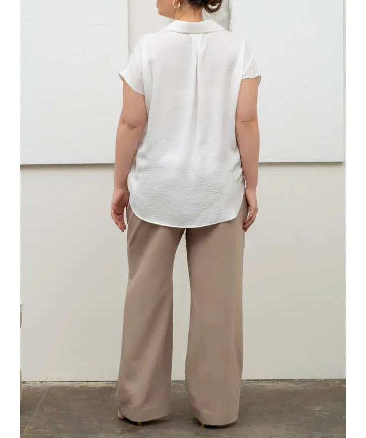 Curvy Anne Button Top