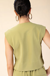 Bailey Button Vest Pants Set