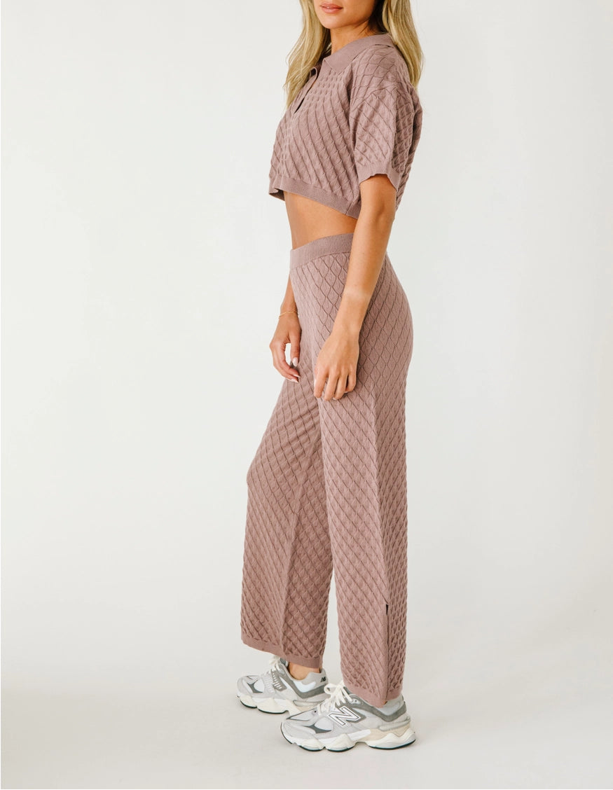 Darla Diamond Knit Set