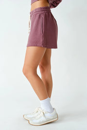 Vail French Terry Lounge Shorts Rosewood