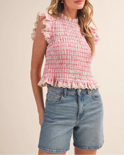 The Sugarplum Plaid Top