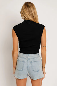 Kaia Black Sweater Top
