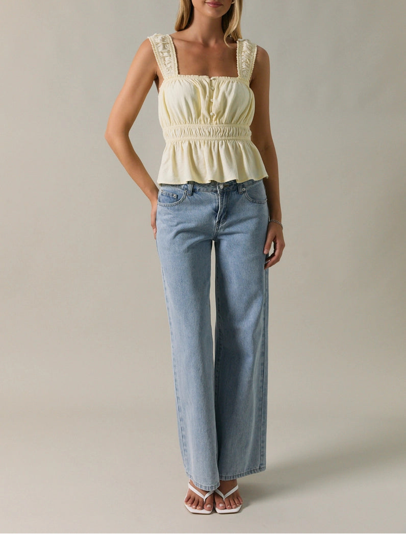 Sweet Magnolia Peplum Tank