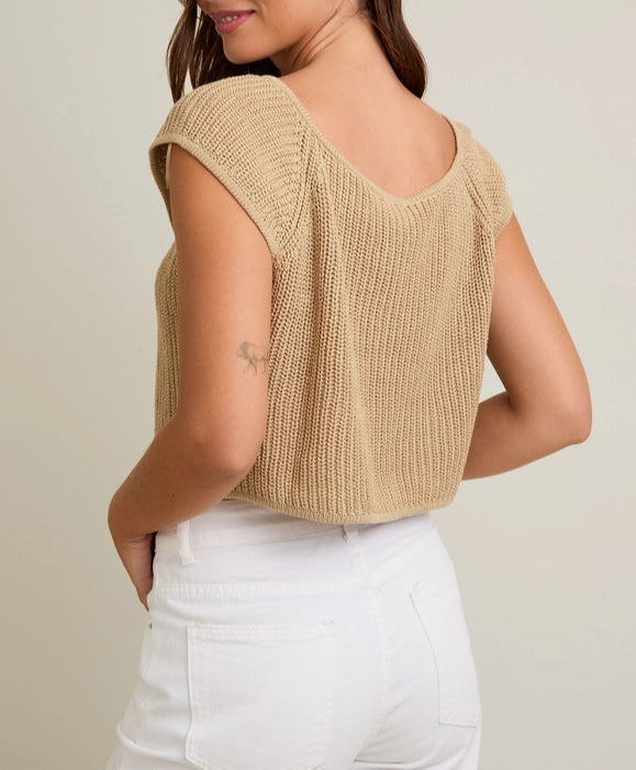 Lola Tie Top Tan