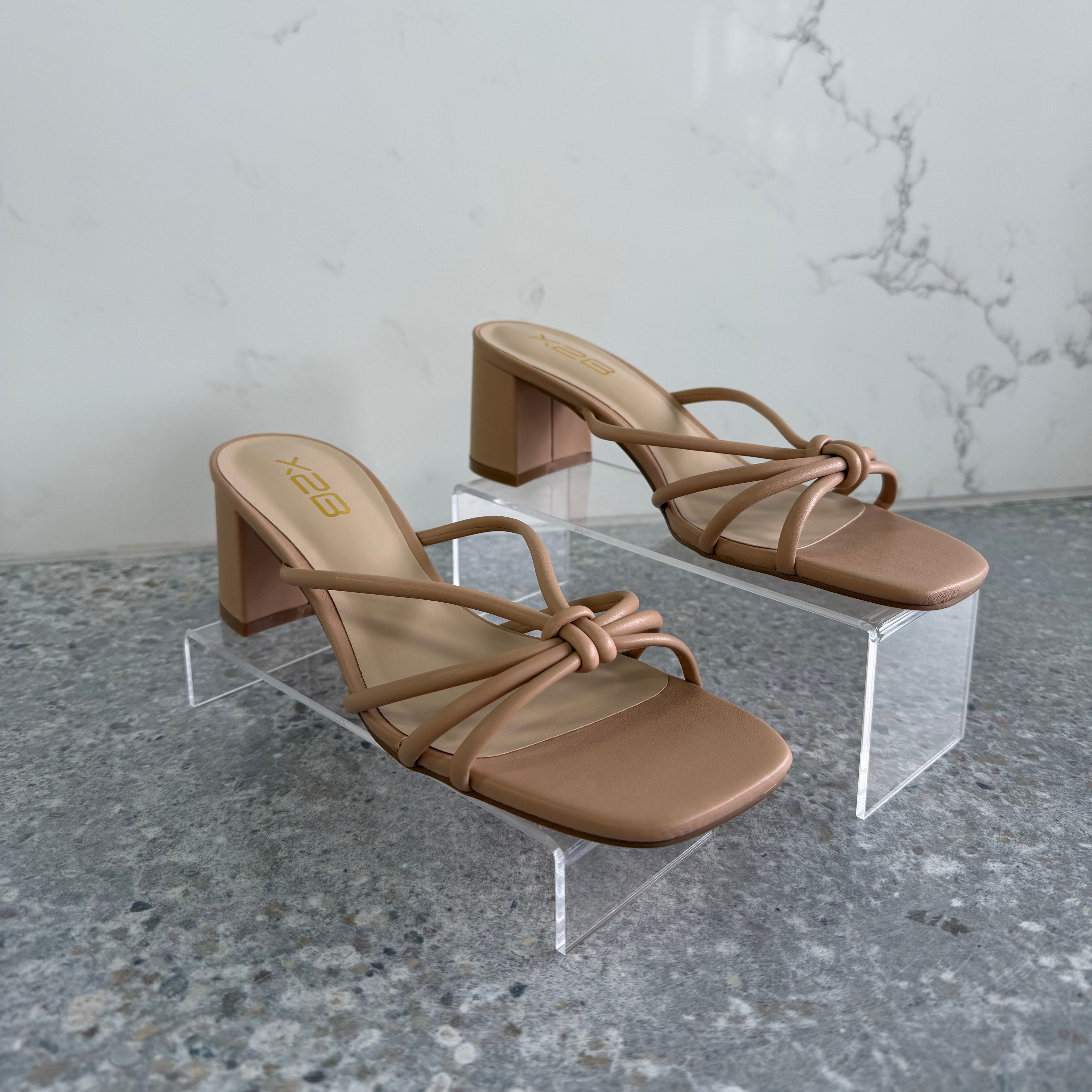 Adela Strappy Heel Nude