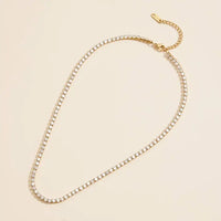 Rena Short Rhinestone Necklace