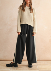 Trisha Cream Knitted Sweater