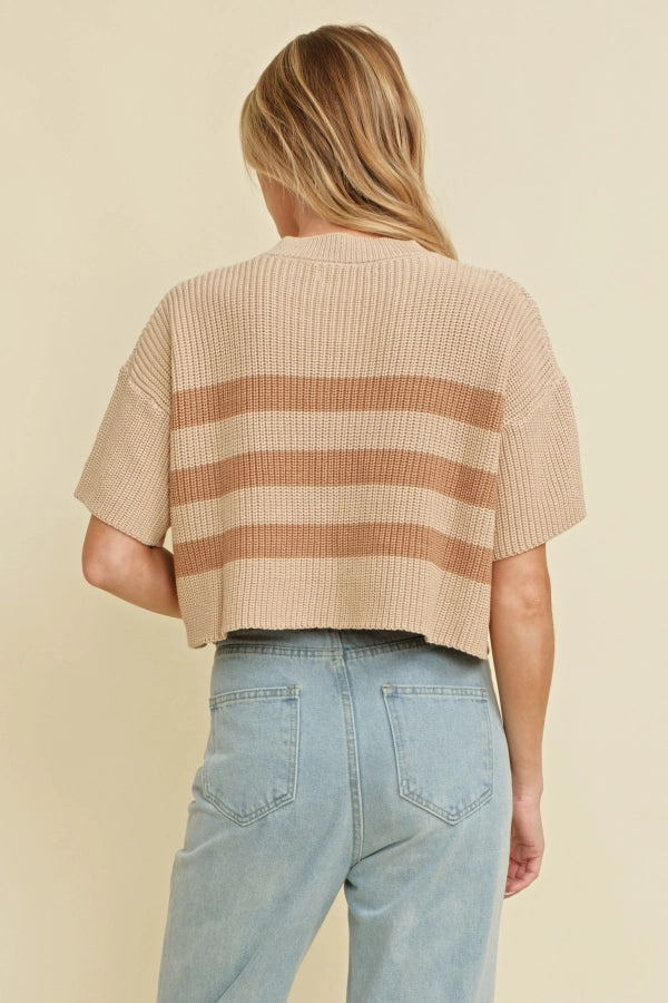 Raven Ribbed Sweater Top