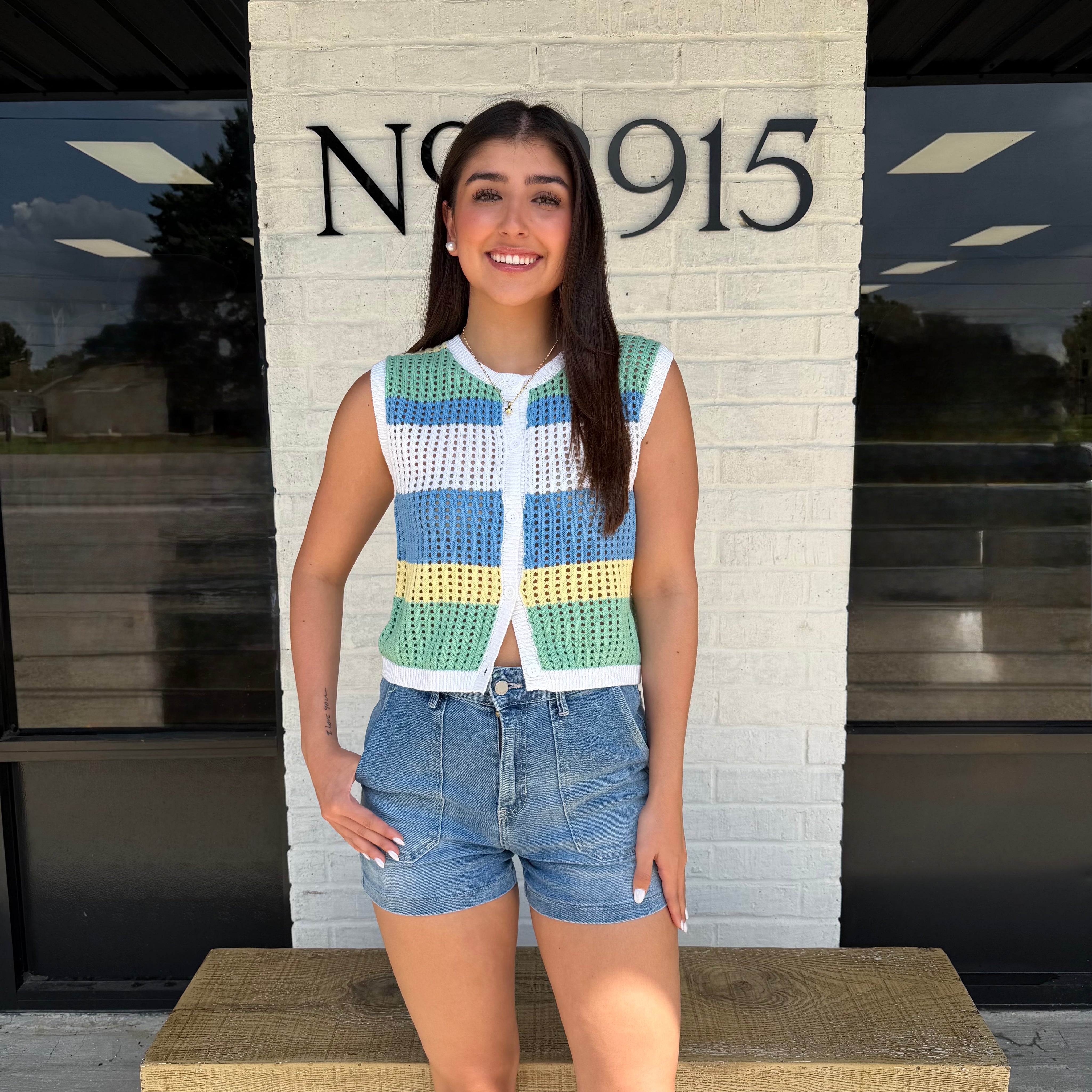 Boardwalk Breeze Knit Tank Top