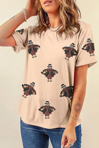 Turkey Sequin Tee