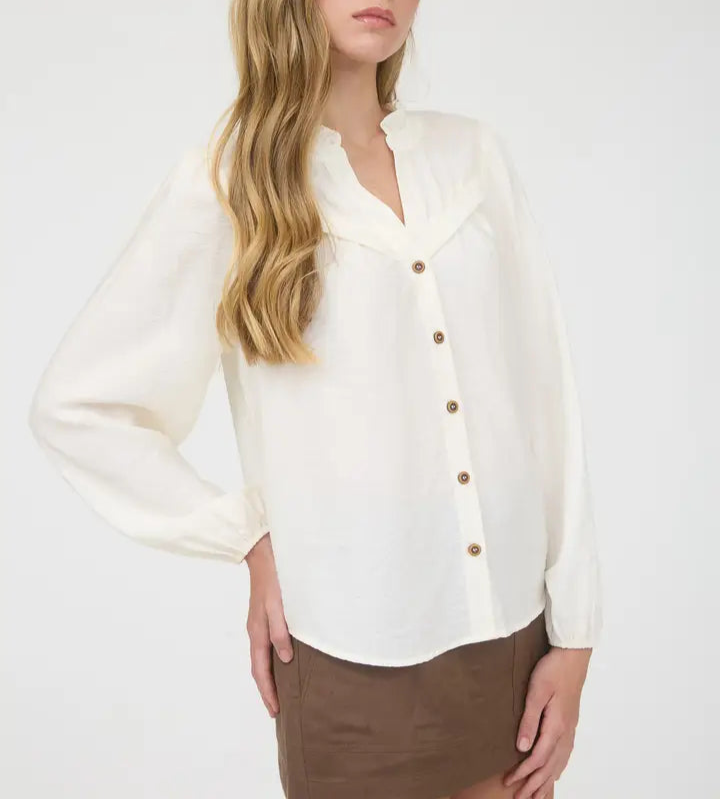 Cream Brianna Top